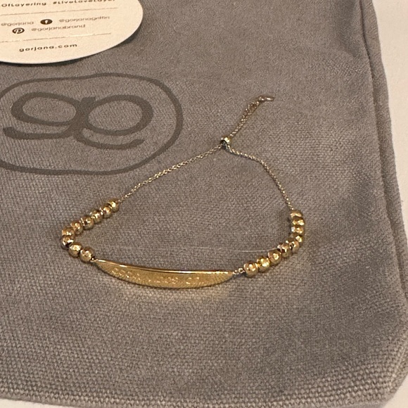 Gorjana Intention Good Vibes Only Adjustable Bracelet- NOT FOR SALE - Picture 5 of 6